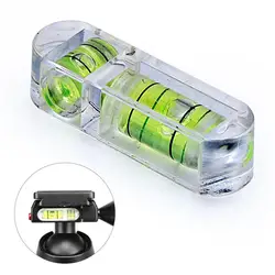 HACCURY Acrylic Spirit Level Bubble Mini T type green Bubble Level for measuring Instrument tool 29.5*8.8*7.3mm