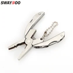 Swayboo Portable Pocket Multi Functionnal Pliers Set Mini Foldaway Keychain Pliers Knife Screwdriver Hiking Camping Equipment