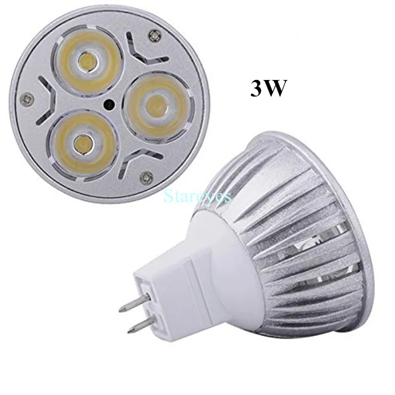 100 Pcs Dimmable MR16 4W 3W AC/DC12V LED Light LED Spotlight lamp Downlight LED bulb droplight LED Lamp LED Lighting spot light