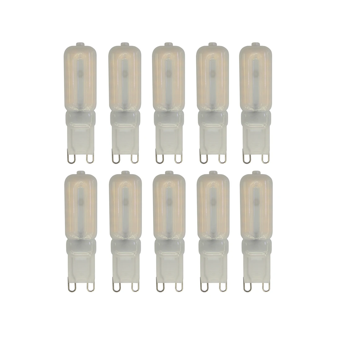 10pcs/lot G9 LED Bulb Warm/Cold White AC220-240V Spotlight Chandelier Light 24 LEDs 2835SMD 360 Degree Home Decor Lighting