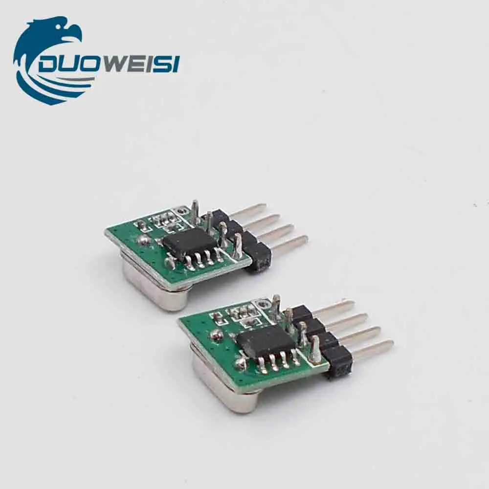 315เมตร| 433เมตร| ASKไร้สายโมดูลรับSuperheterodyne | 5โวลต์|ขนาดเล็ก| OOK |สวิทช์ควบคุมระยะไกล|-108dBm