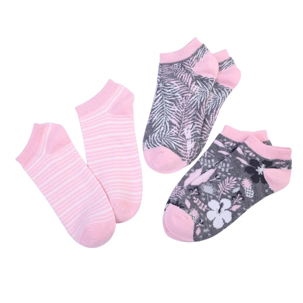 

Fashion Women Socks 2019 Spring Leopard Pink Cotton Ankle Socks Girl Novelty Happy Socks Casual Comfortable Cartoon Harajuku Sox