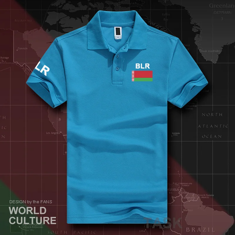 Republic of Belarus Belarusian polo shirts men short sleeve white brands printed for country 2017 cotton nation team flag BLR