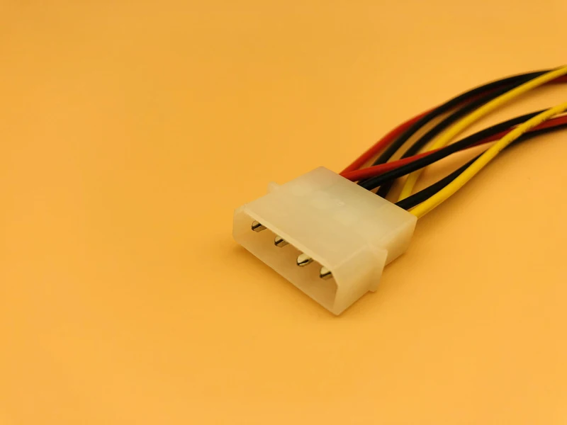 4 P 4Pin Molex Stecker auf 2 4pin Molex IDE Weibliche Netzteil Splitter Adapter Kabel Computer Power Kabel für BTC ETH Miner Bergbau