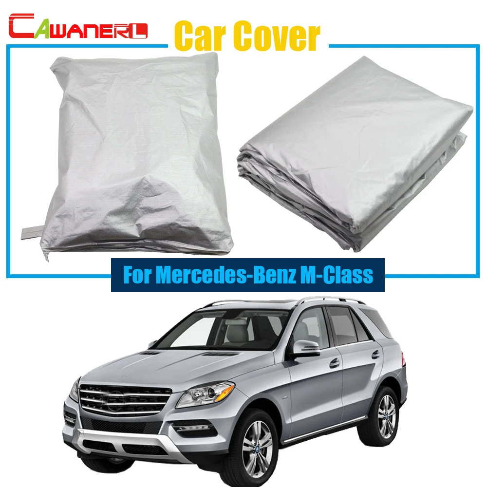 

Cawanerl Car Cover Anti UV Snow Sun Rain Resistant Cover Dustproof For Mercedes-Benz M M-Class