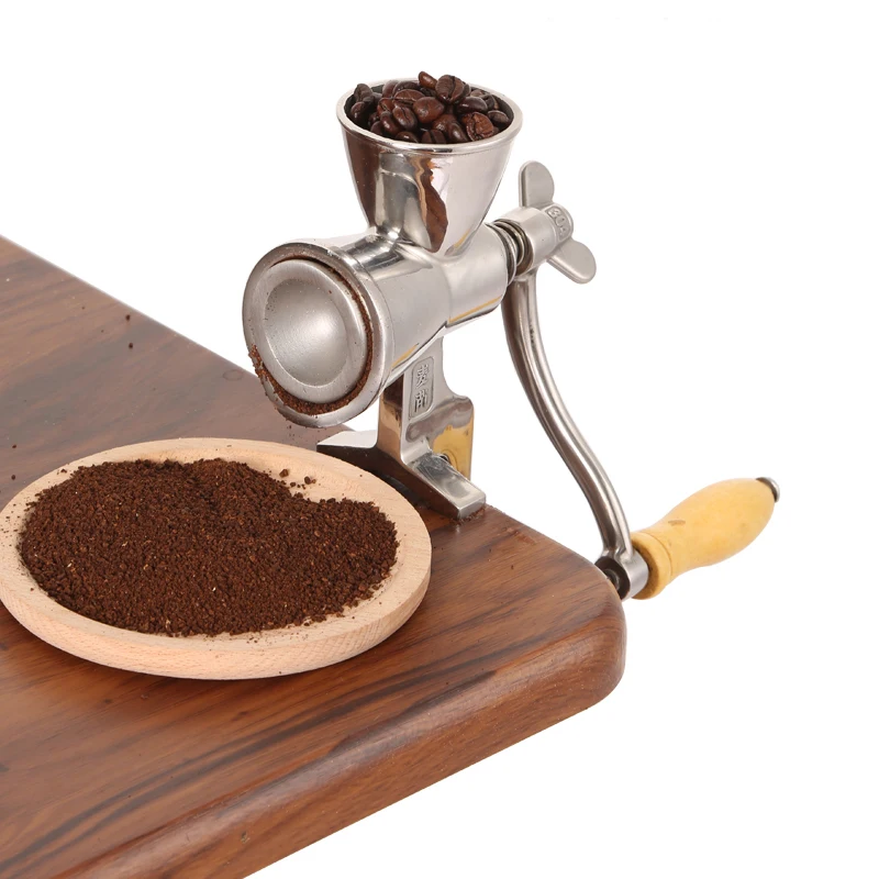 

Stainless Steel Manual Grinding Miller Corn Flour Mill Machine Coffee Bean Grinder Nut Grinder and Spice Grinder Kitchen Tool