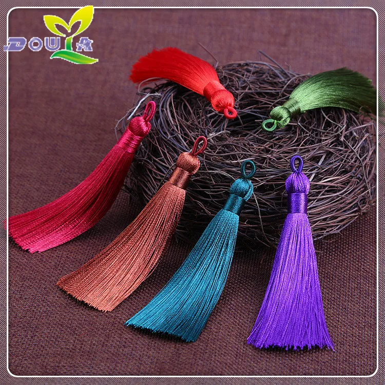 New pull ring ice wire vertical tassel wrinkle resistant straight spike small pendant DIY accessories factory direct sale