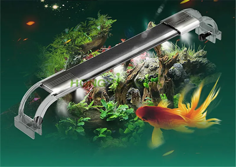 

High light transmission Water grass light Fish tank lamp Led light Waterproof lighting Bracket light Aquarium supplies