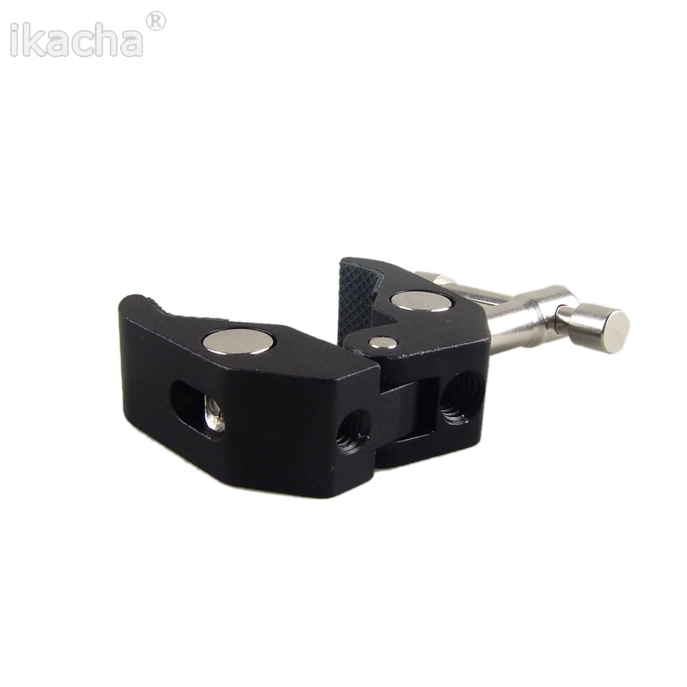 Tripé dslr para câmera, suporte com cabeça redonda, super braçadeira para câmera lcd, monitor led, canon 5diii e nikon d3200