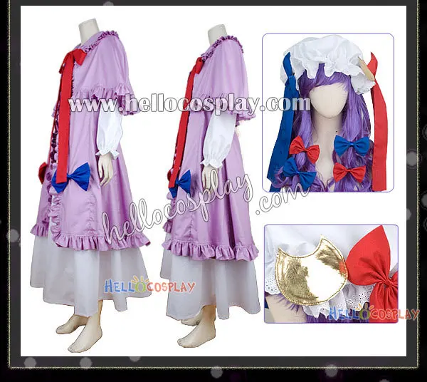 Touhou Project Cosplay Patchouli Knowledge Costume H008