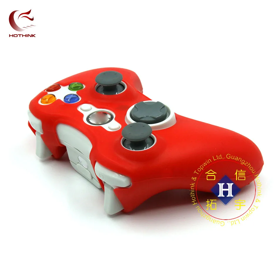 HOTHINK Protective Silicone Case Skin cover Soft case for XBOX 360 Controller XBOX 360 Slim gamepad