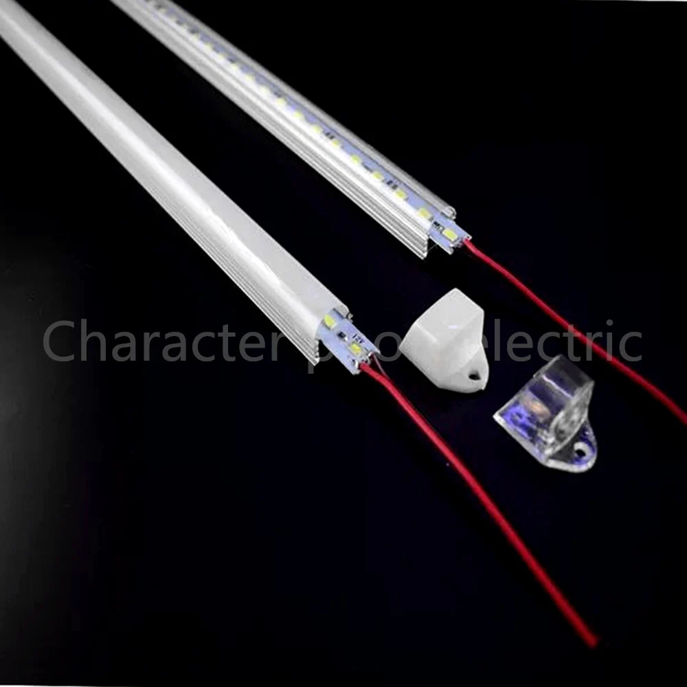 2Pcs 50cm DC12V SMD 5630/5730 LED Rigid LED Strip Bar Light+pc cover LED Bar Light tube (warm white / cool white)