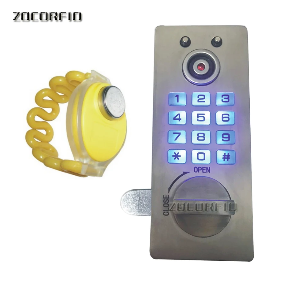 Stainless Steel TM card Cabinet Locks Digital Electronic Password Keypad Number Cabinet Code LOCK