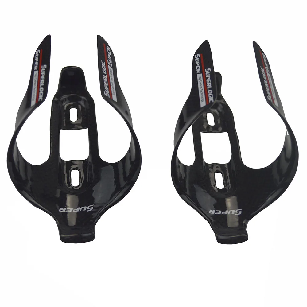 

2pcs bicycle bottle holder Water Bottle Cage Mountain Bike Cycling carbon Bottle Holder Ultralight HandleBar Mount parts