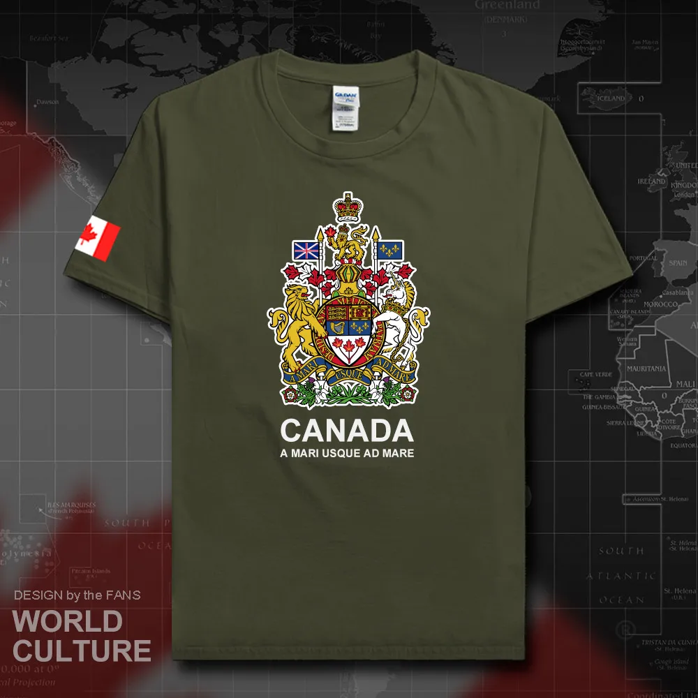 Canada Canadians t shirt men jerseys 2018 new t-shirts 100% cotton nation team fans sporting tops tees gyms clothing homme CA 20