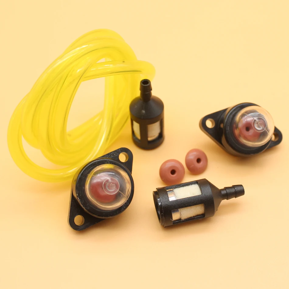 Filter Saluran Bahan Bakar Primer Bulb Tune Up Perawatan Kit Fit Poulan 2055 2075 2150 2155 2175 2250 2350 Gergaji 530071835