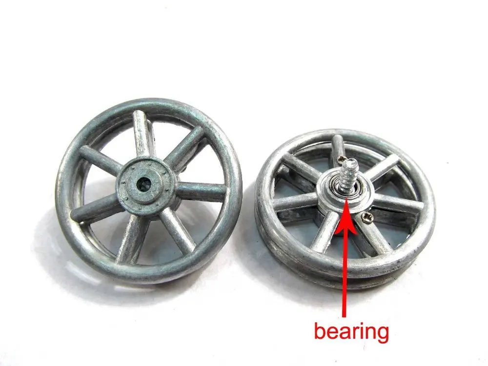 Mato metal idler wheels with bearing for 1/16 Heng Long 3858-1, 3859-1 Panzer IV F, F2 tank,metal upgrade accessories