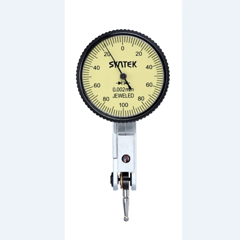 

Syntek 0.002mm Analog Display Lever Indicator Shockproof Dial Test 0-0.2mm Dial Gauge Indicator Diameter 33.5mm Micrometer