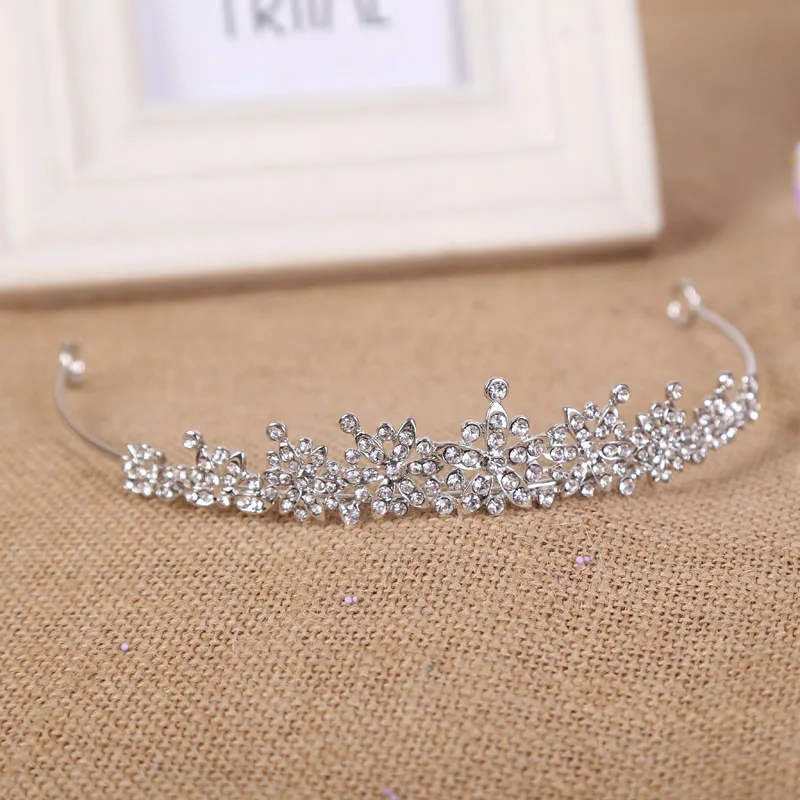 3 Designs Fashion Crystal Wedding Bridal Tiara Crown For Women Prom Diadem Hair Ornaments Wedding Bride hair Jewelry accessories