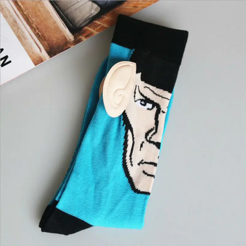 Hand Made Personality Cape Men Socks Trend Fashion Spring Summer Acrylic Sock Cosplay Dancing