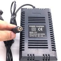36V 10AH 12AH 20AH Smart Lead Acid Battery Charger DC 1.8A 36V With RCA Lotus Output AC 90-240V EU Plug