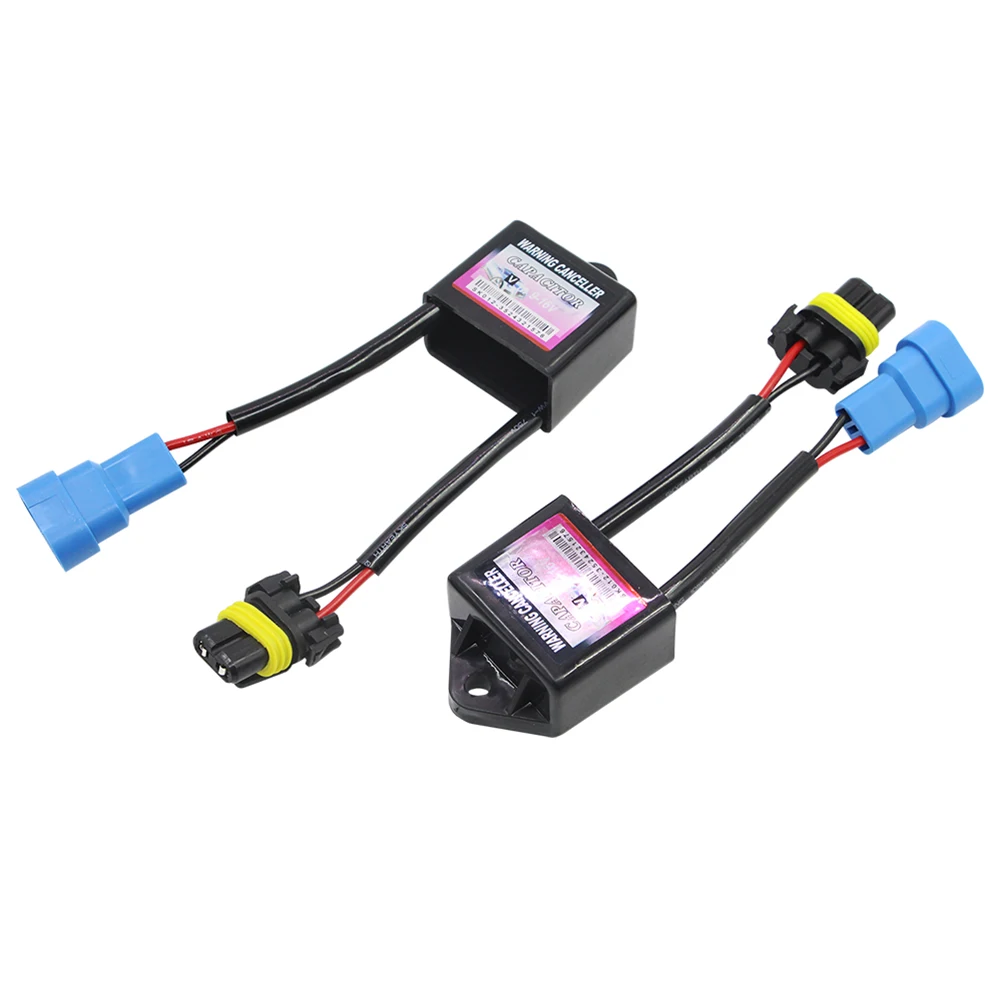 2 X HID Decoder Xenon Light Relay Capacitor Error Free Warning Canceller Load Resistor Canbus Decoder H1 H3 H4 H7 H11 9005 9006