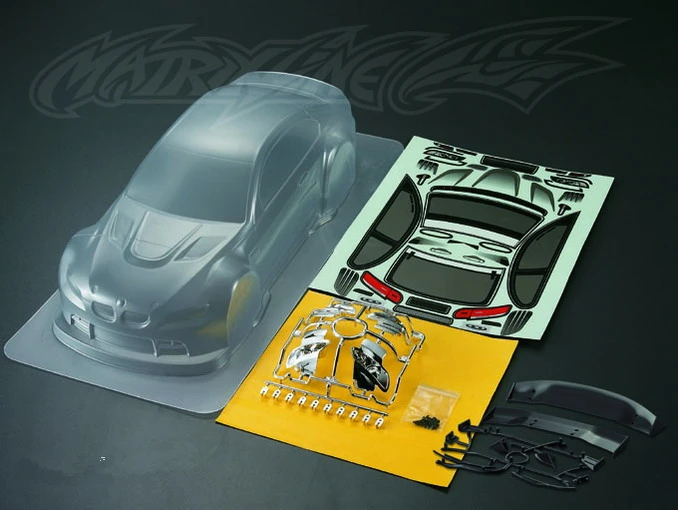 

1set M3 E90 1/10 drift RC PC body shell 195 width Transparent clean no painted drift body RC hsp hpi trax Tamiya