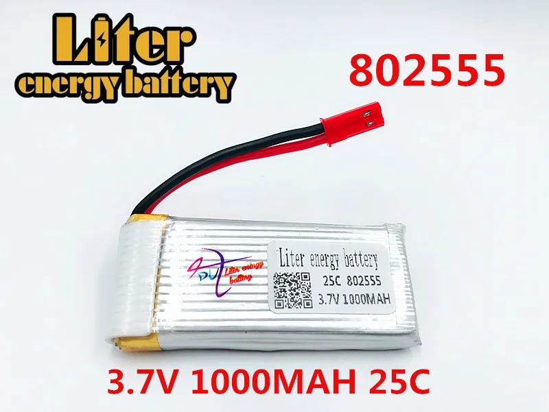 Bateria tk110hw jrc h12c h12w jxd 3.7 1000 w 802555g para drone, quadricóptero com 509 v, 509 mah, 509