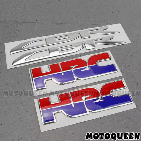Motorcycle 3D Chrome CBR HRC LOGO Decals Fairing Label Stickers For HRC CBR CBR1000RR CBR650F CBR600RR CBR500R CBR300R CBR250R
