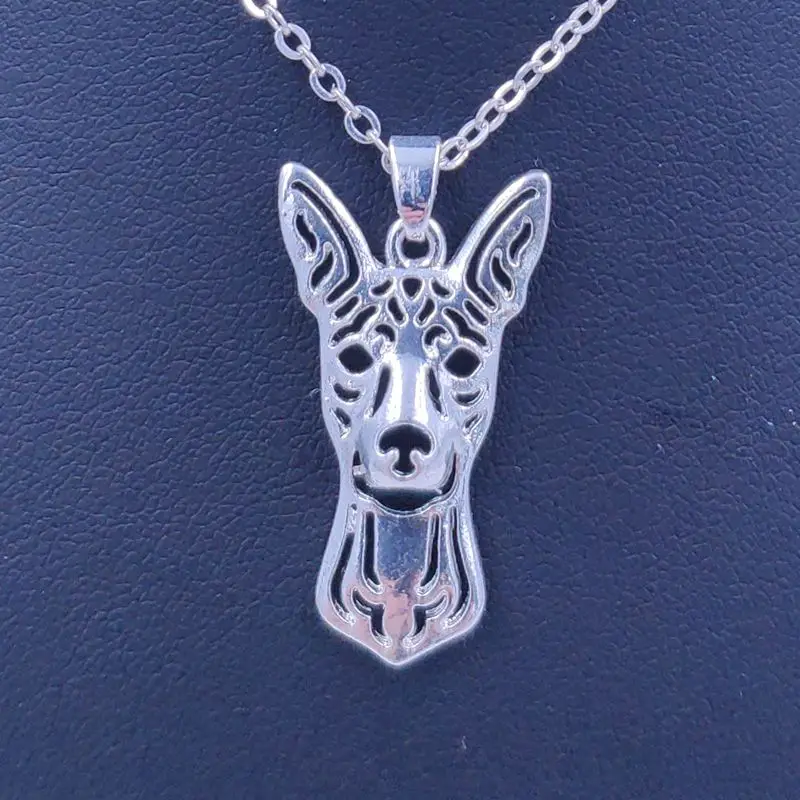 Miniature Pinscher Dog Animal Pendant Necklace Gold Silver Plated Jewelry For Women Male Female Girls Ladies Punk AKC  N178