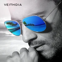 VEITHDIA, gafas de sol polarizadas clásicas a la moda para hombres y mujeres, lentes con revestimiento reflectante, accesorios para gafas, gafas de sol para hombre/mujer