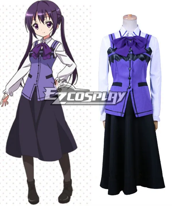 

Gochuumon wa Usagi Desu ka Is the Order a Rabbit Rize Tedeza Cosplay Costume E001