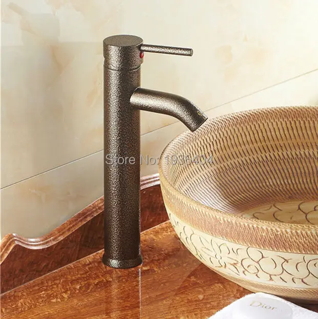 New Luxury Ancient Roman Bronze Bathroom Mixer Taps Deck Mounted Single Holder Kitchen Faucets RB1002