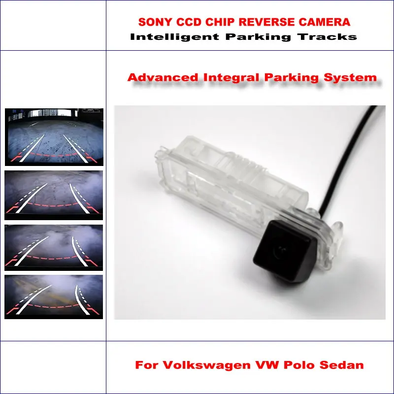 

For VW Polo Sedan 2011-2015 Car Reverse Camera Rear View Backup Dynamic Guidance Tracks Intelligentized CAM