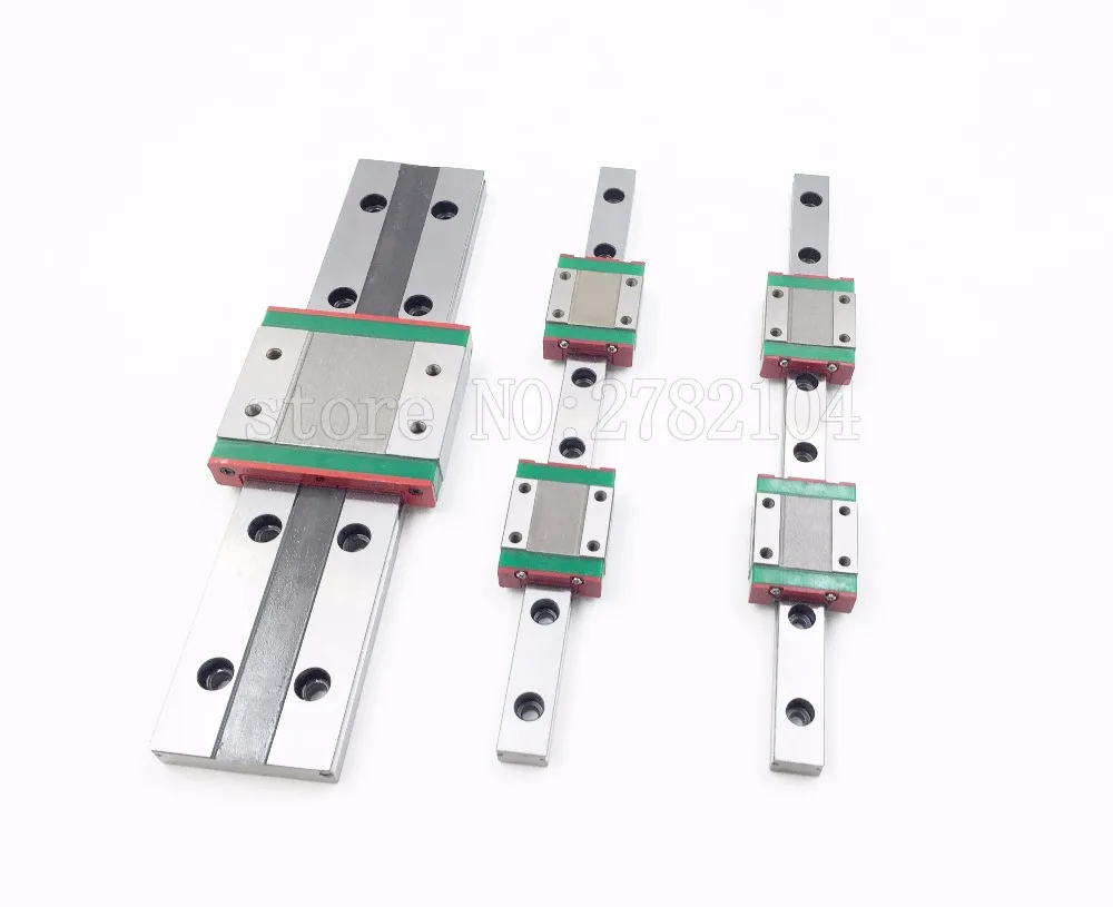 15mm Linear Guide MGN15 300mm linear rail way + MGN15C or MGN15H Long linear carriage for CNC X Y Z Axis