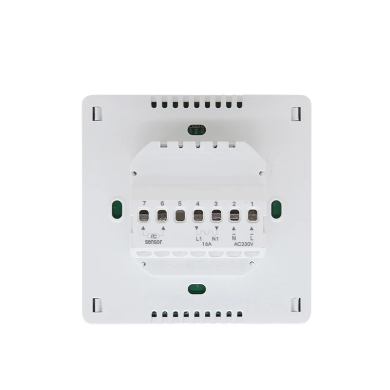 Free Shipping Silver Color 16A Digital Floor Heating Thermostat Programmable LCD Temperature Controller