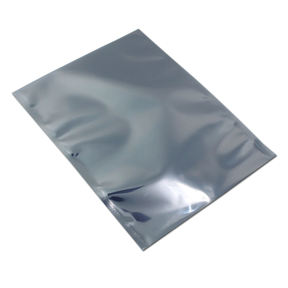 

12*16cm Antistatic HDD Shielding Data Line Poly Package Bags Open Top Electronics Anti-Static ESD Poly Pouch 50Pcs/ Lot