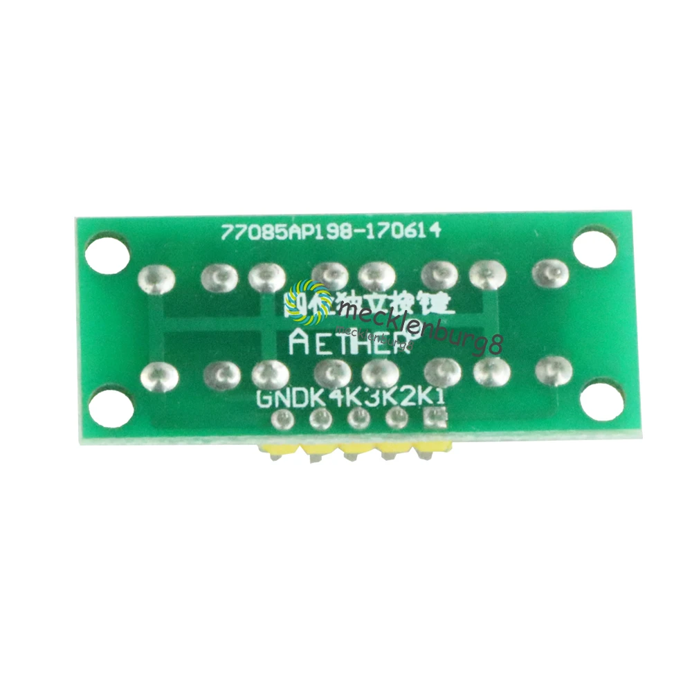 DIY Kit 1x4 4 Independent Key Button Keypad Keyboard Module Mcu for Arduino Student Class Design Graduation Project Experiment