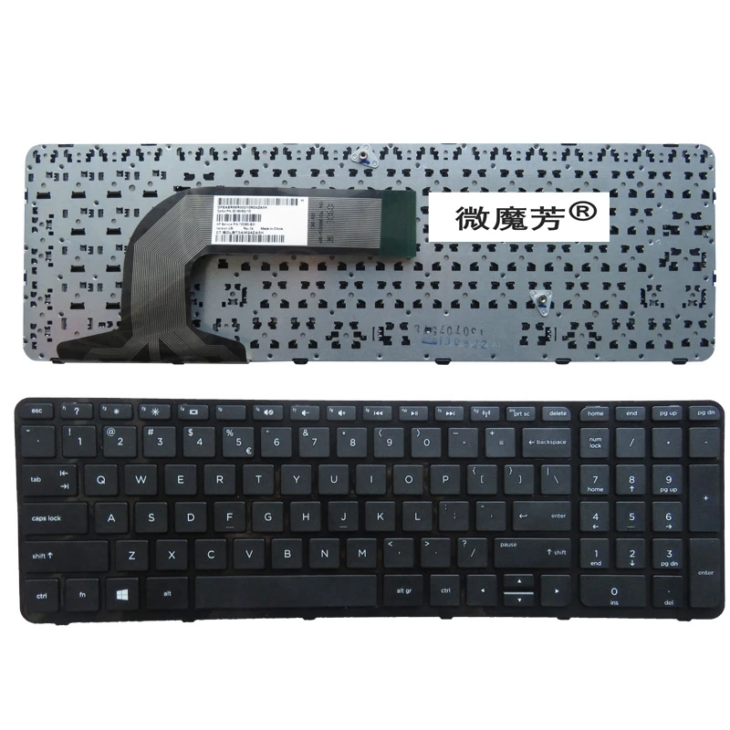 US Black New English Replace laptop keyboard FOR HP PAVILION 17-N 17-E Pavilion 17E 17-E 17-E000 17-E100