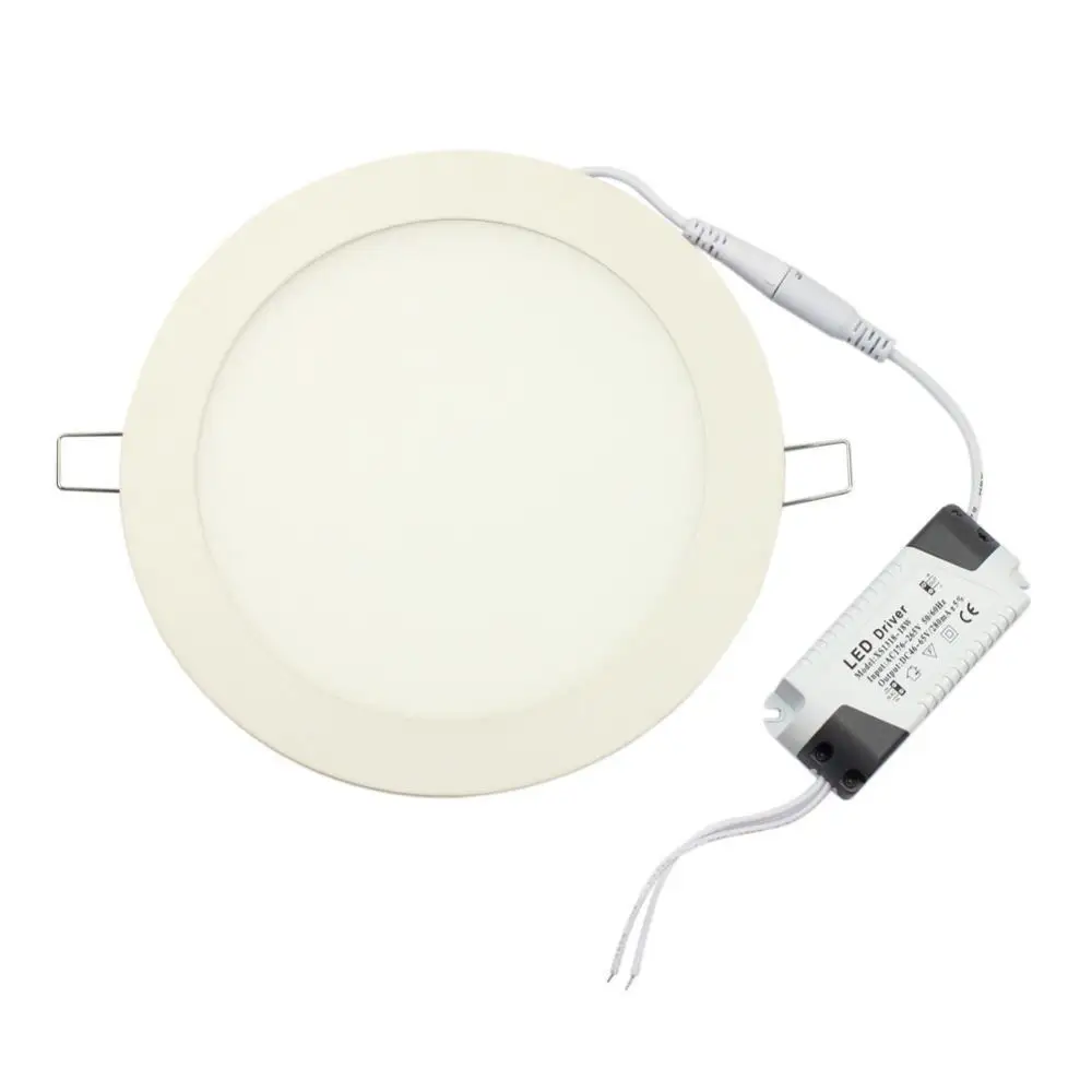 100pcs/lot,High brightness 6W 9W 12W 15W 18W Round LED Panel Light,Ceiling Recessed SpotLamp,LED Downlight High quality