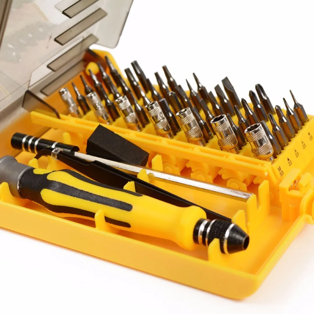 

45 in1 Precision Screwdriver Tweezers Mobile Kit Cell Phone Repair Hand Tool Set