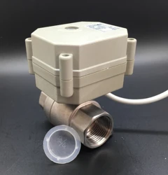 Tsai Fan DN20 Proportional Valve 0-5V 0-10V or 4-20mA 2 Way Brass/SS304 3/4'' DC12V DC24V For Water Modulating Control