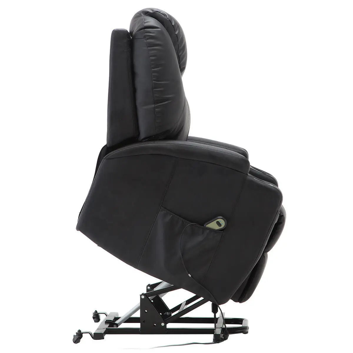 Giantex Electric Lift Power Recliner Chair Heated Massage Sofa Lounge with Remote Control Sofa Chairs Modern Recliner image 6