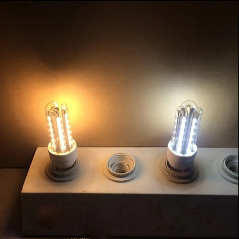 LED bulb U-type E27 energy-saving bulb lamp 3W 5W 7W 9W 12W 20W 24W 30W 40W 50W high-brightness corn lamp