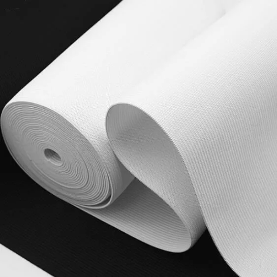 1yard  20/25/30/40cm Wide elastic band for maternal abdomen Heavy Duty Spandex garment trimmings DIY white black elastic tape