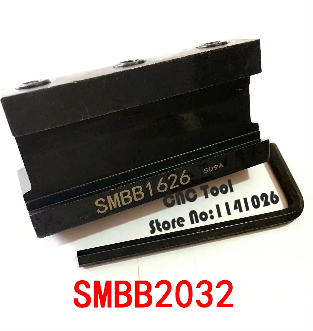 SMBB2032 Parting Blade Block,Indexable Parting Tool Stand Holder 20mm High holding clamp for 32mm Parting Tool SPB32-2/32-3/32-4