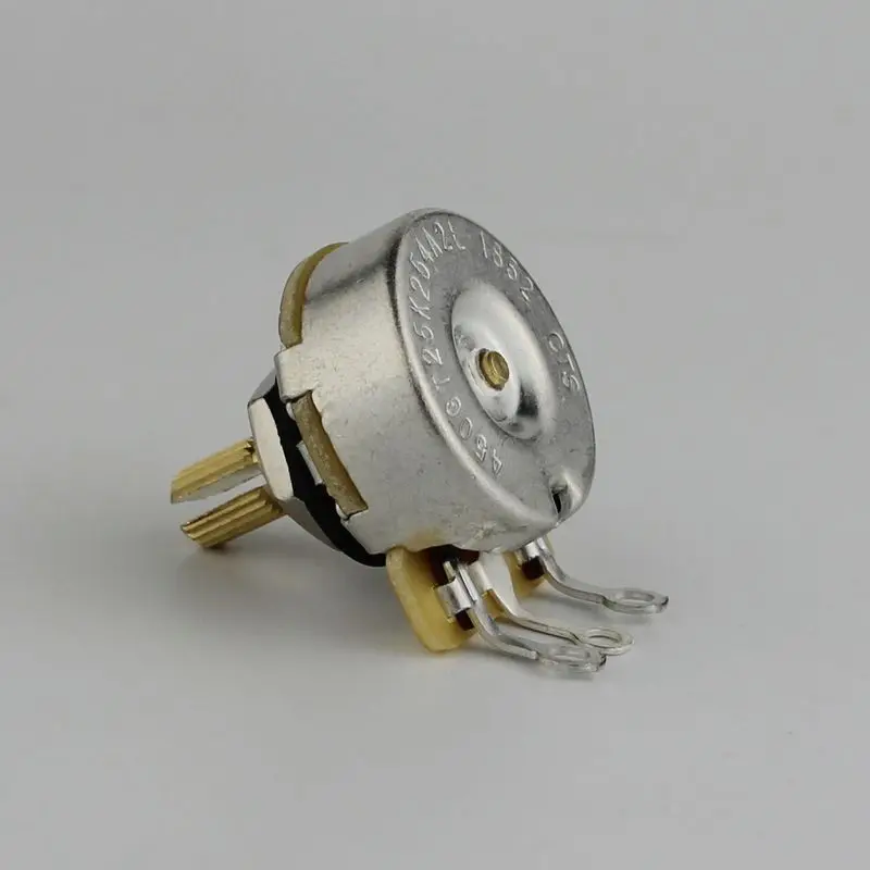 1 Piece CTS 250K Brass Split Shaft Big Audio Potentiometer For Electric Guitar Bass