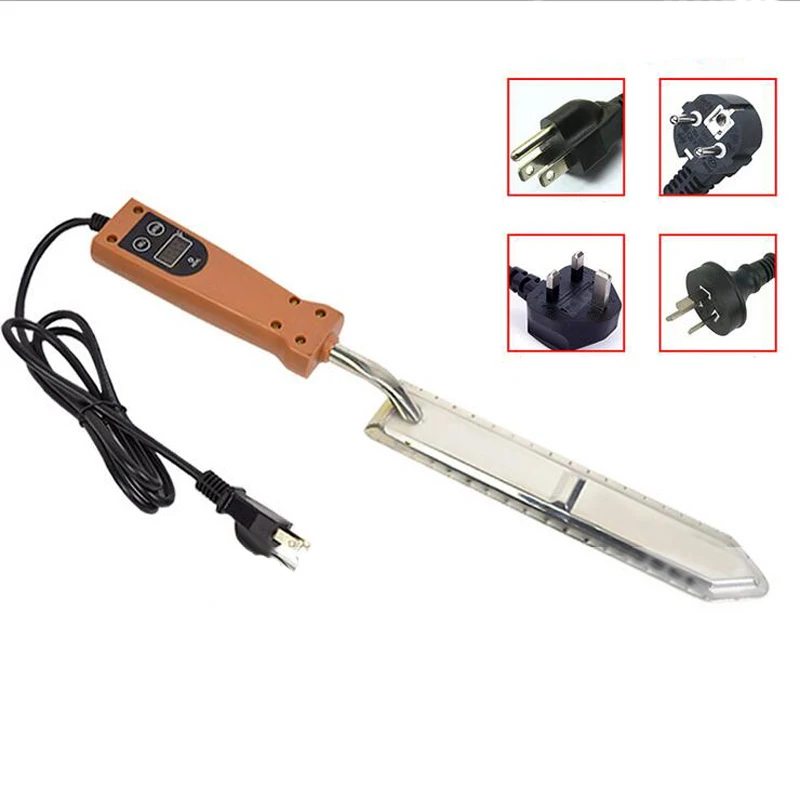 

Electric Stainless Steel Scraping Honey Uncapping Knife 110V/220V Heating Adjustable Beekeeping tool