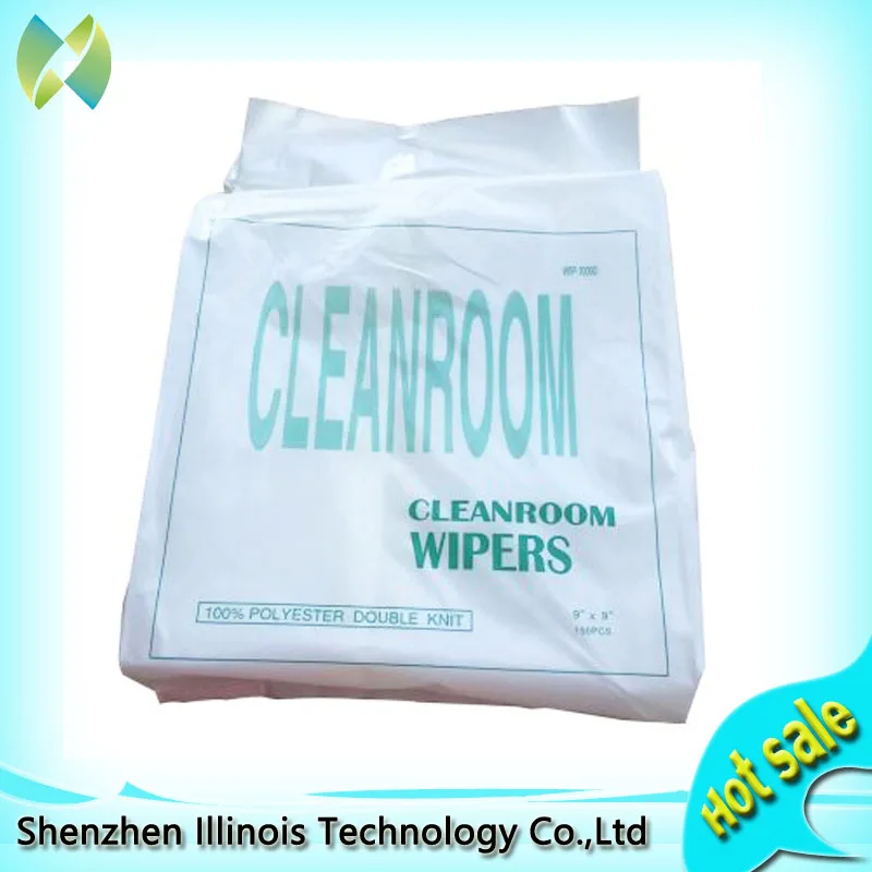 

Class150 dust free cloth/ esd cleanroom wiper/ smt cleanroom wiper 9*9inch printer parts for wide format