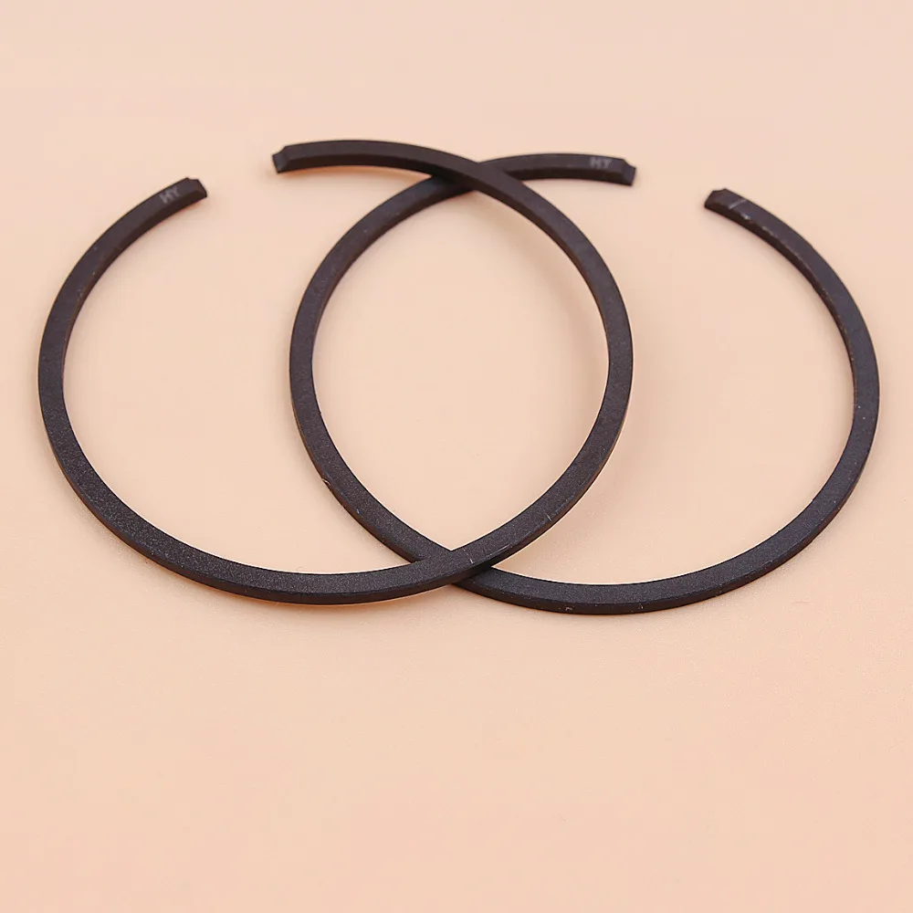 2Pcs/lot 44mm Piston Rings Fit Husqvarna 49 42 51 55 246 345 350 340 346 351 353 Jonsered 2150 CS2150 Chainsaw Parts 503289010